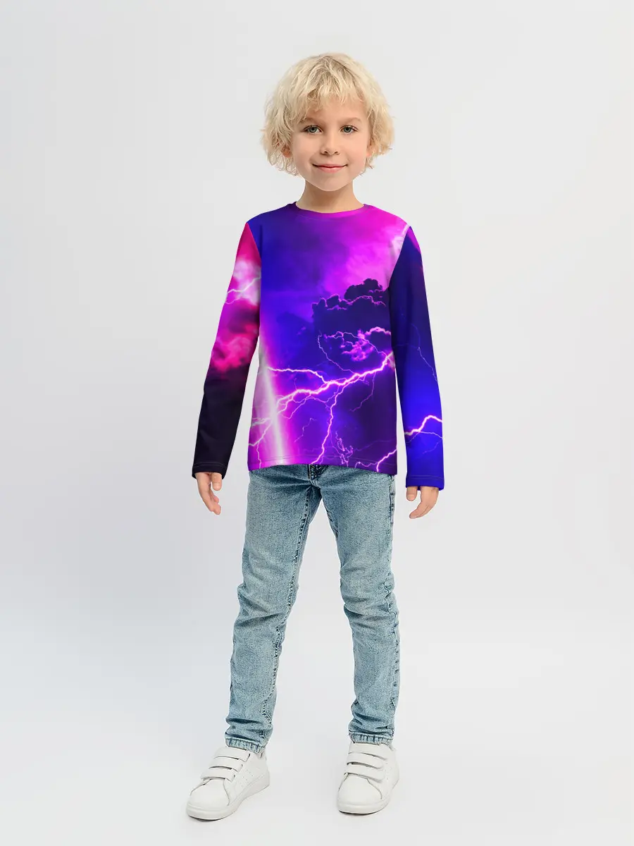 Детский лонгслив / Гроза
