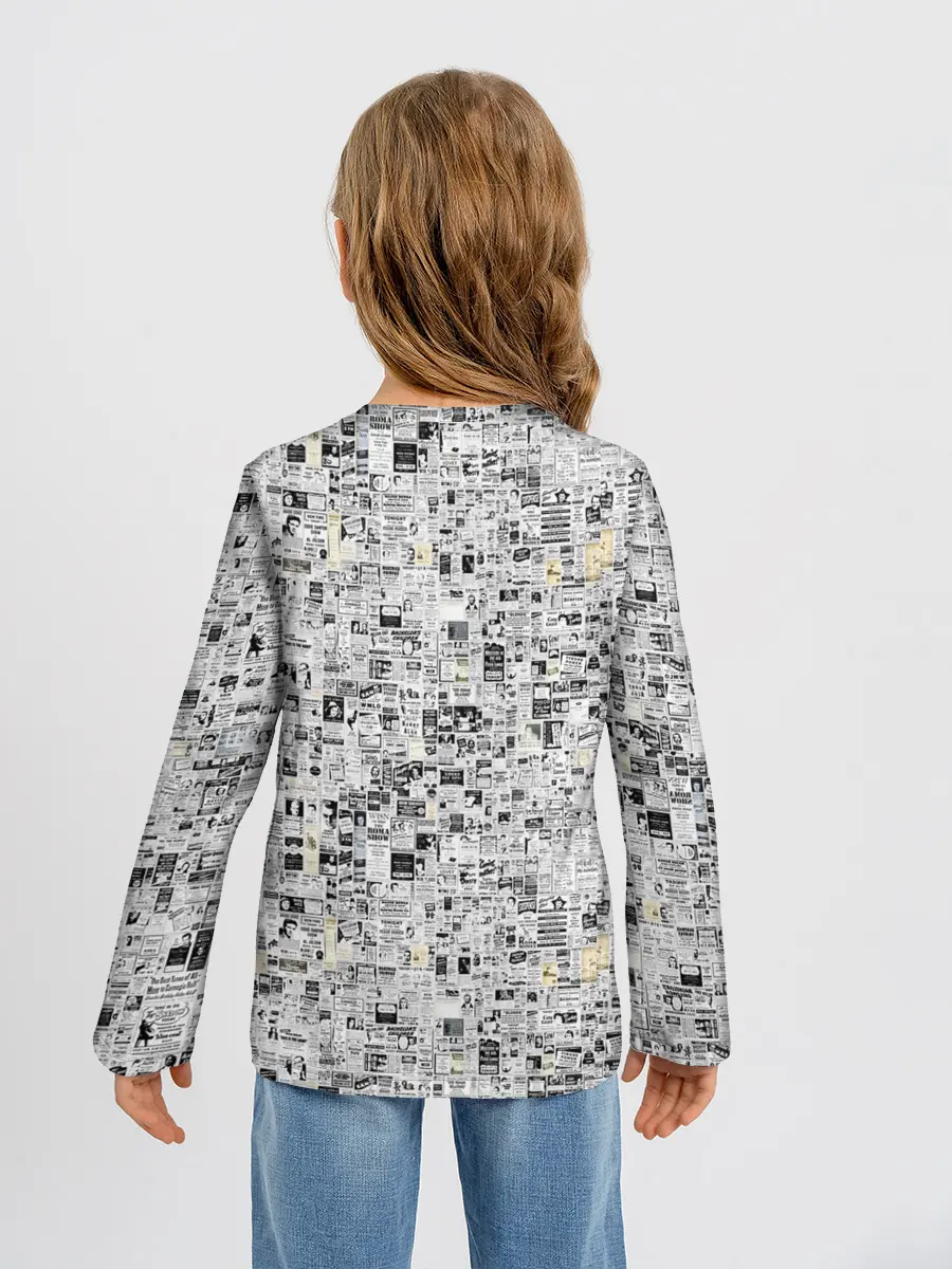 Детский лонгслив / Пресса