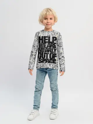 Детский лонгслив / Пресса