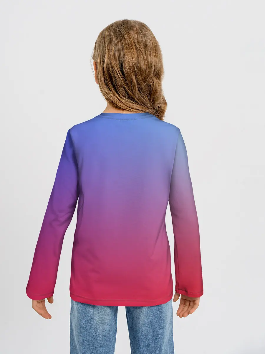Детский лонгслив / ЯРКИЙ ГРДИЕНТ