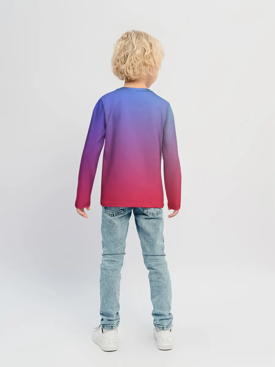 Детский лонгслив / ЯРКИЙ ГРДИЕНТ