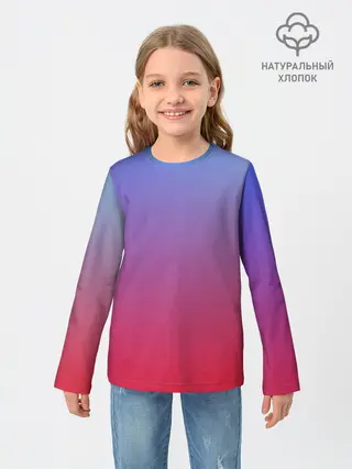 Детский лонгслив / ЯРКИЙ ГРДИЕНТ