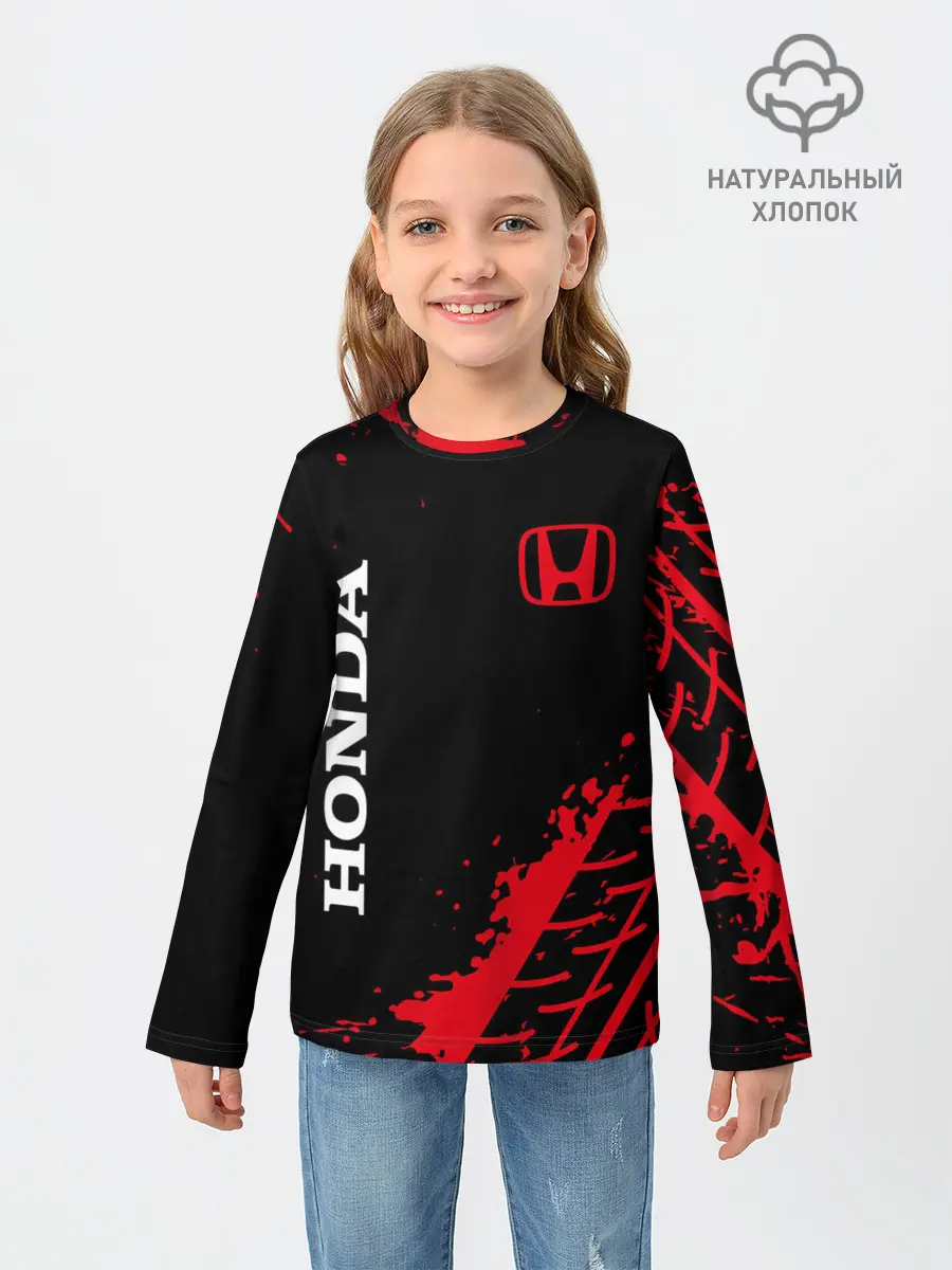 Детский лонгслив / HONDA / ХОНДА