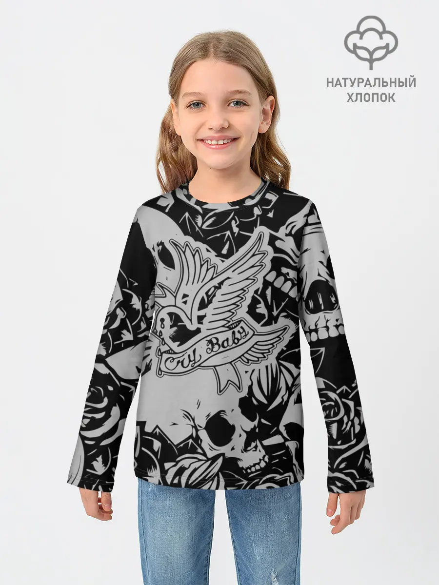 Детский лонгслив / Lil Peep