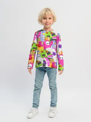 Детский лонгслив / Fall Guys