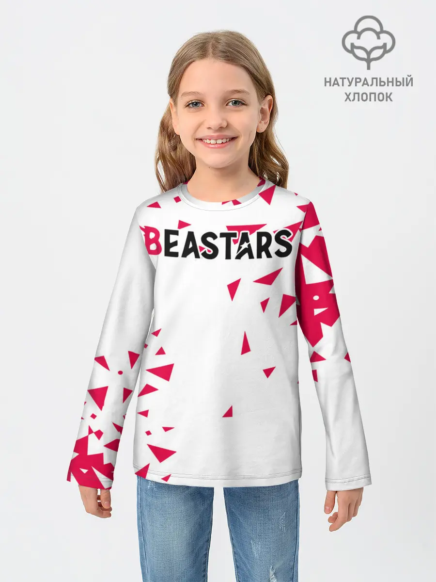 Детский лонгслив / Beastars треугольники