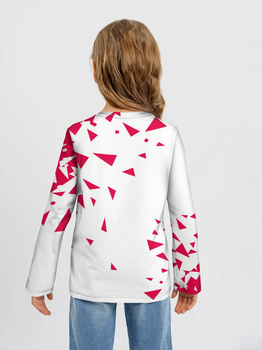 Детский лонгслив / Beastars треугольники