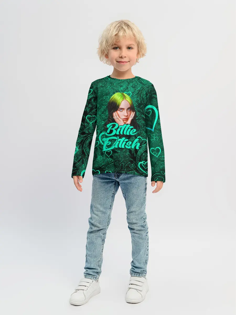 Детский лонгслив / Billie Eilish | Билли Айлиш