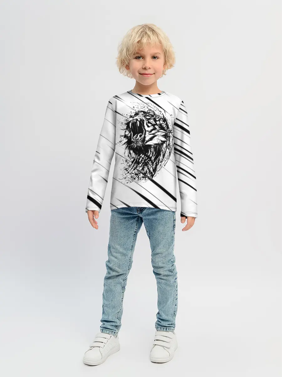 Детский лонгслив / Тигр | Tiger