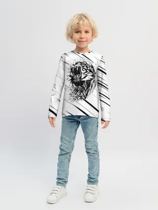 Детский лонгслив / Тигр | Tiger