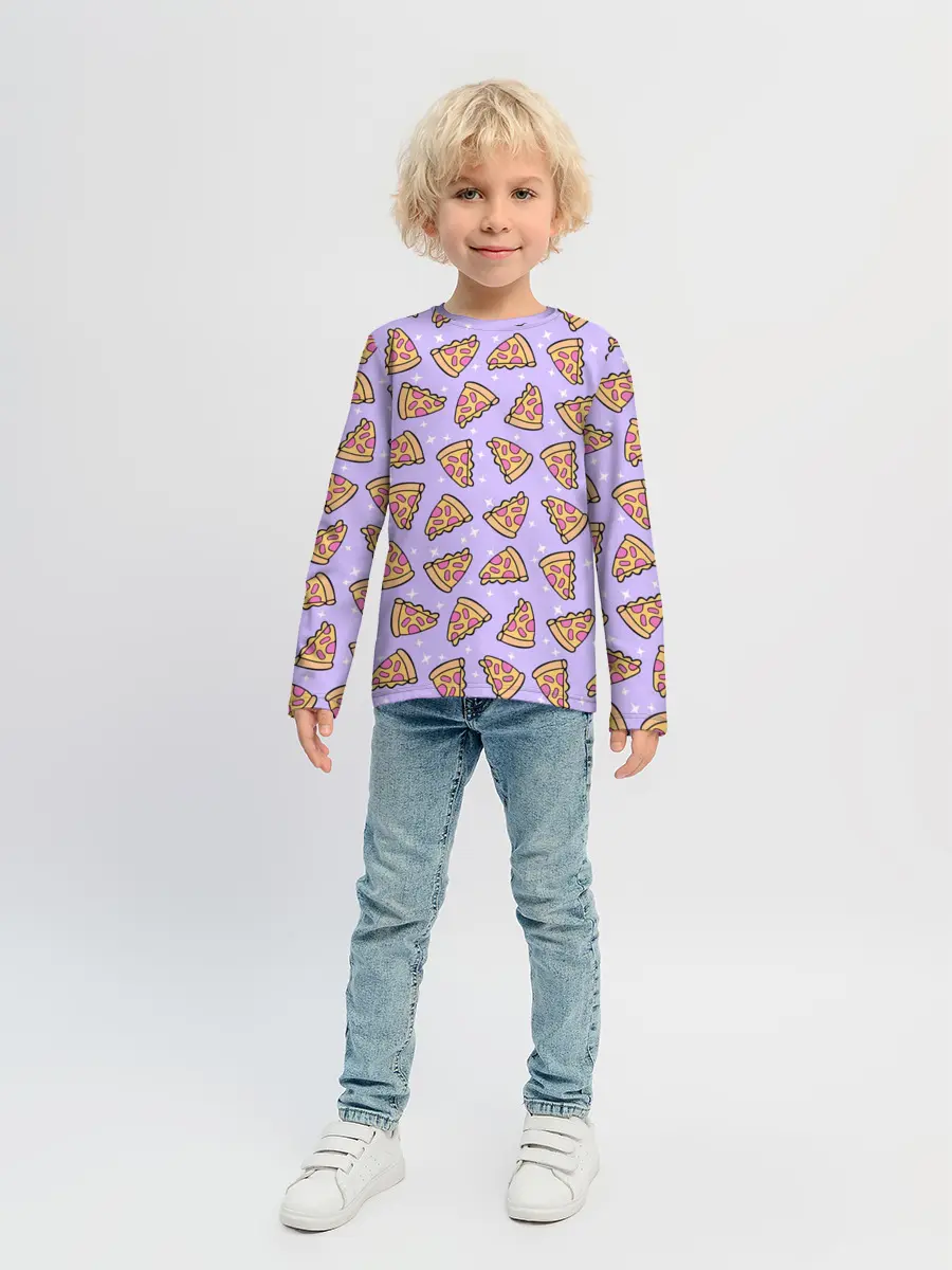 Детский лонгслив / ВОЛШЕБНАЯ ПИЦЦА