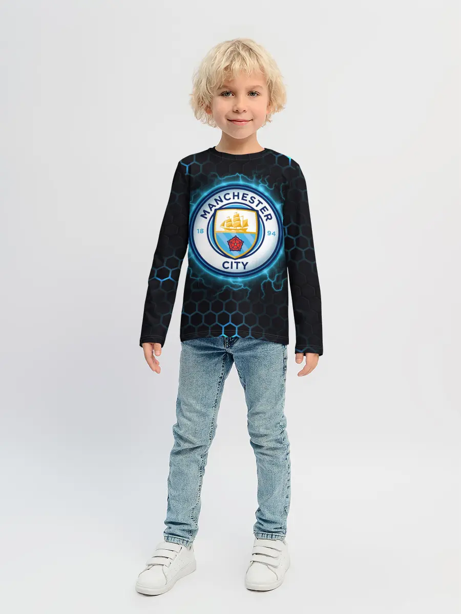 Детский лонгслив / Манчестер Сити