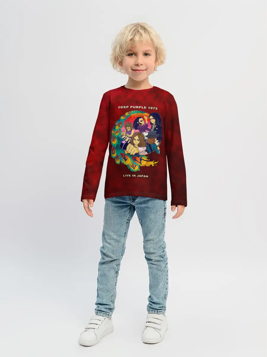 Детский лонгслив / Deep Purple