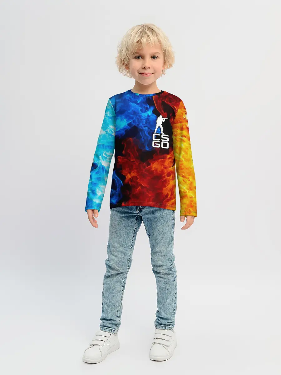 Детский лонгслив / COUNTER STRIKE