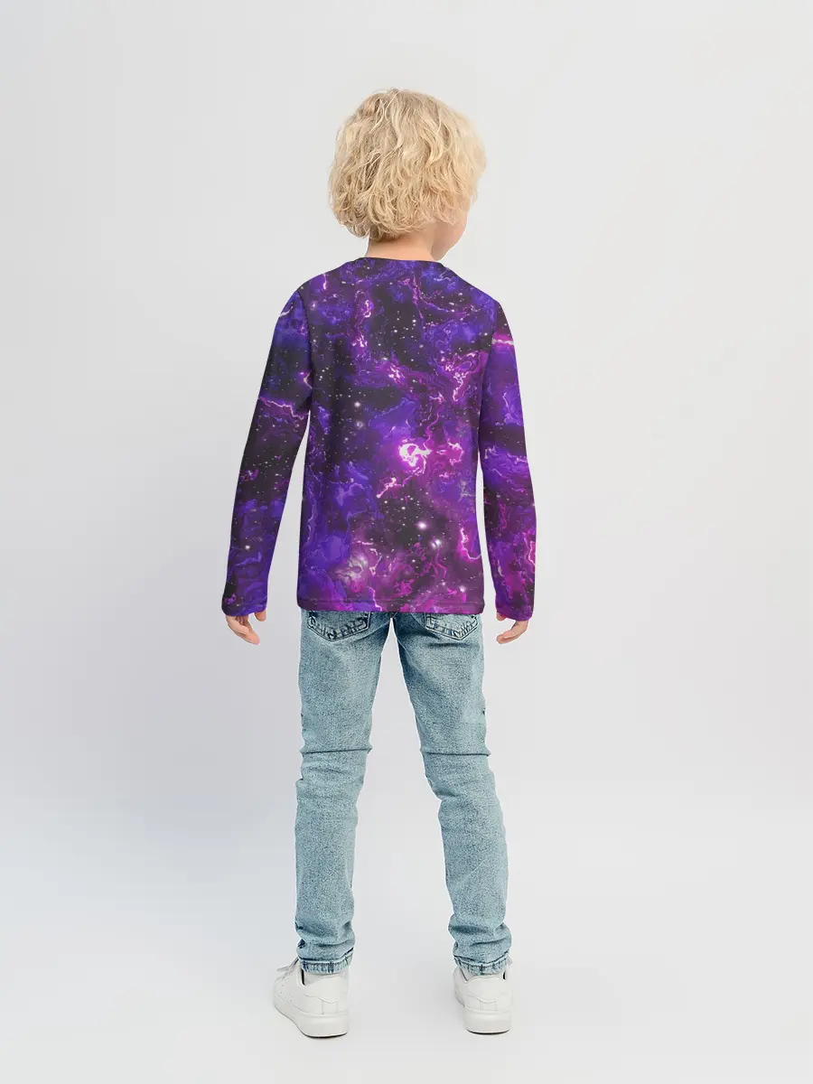 Детский лонгслив / Галактика