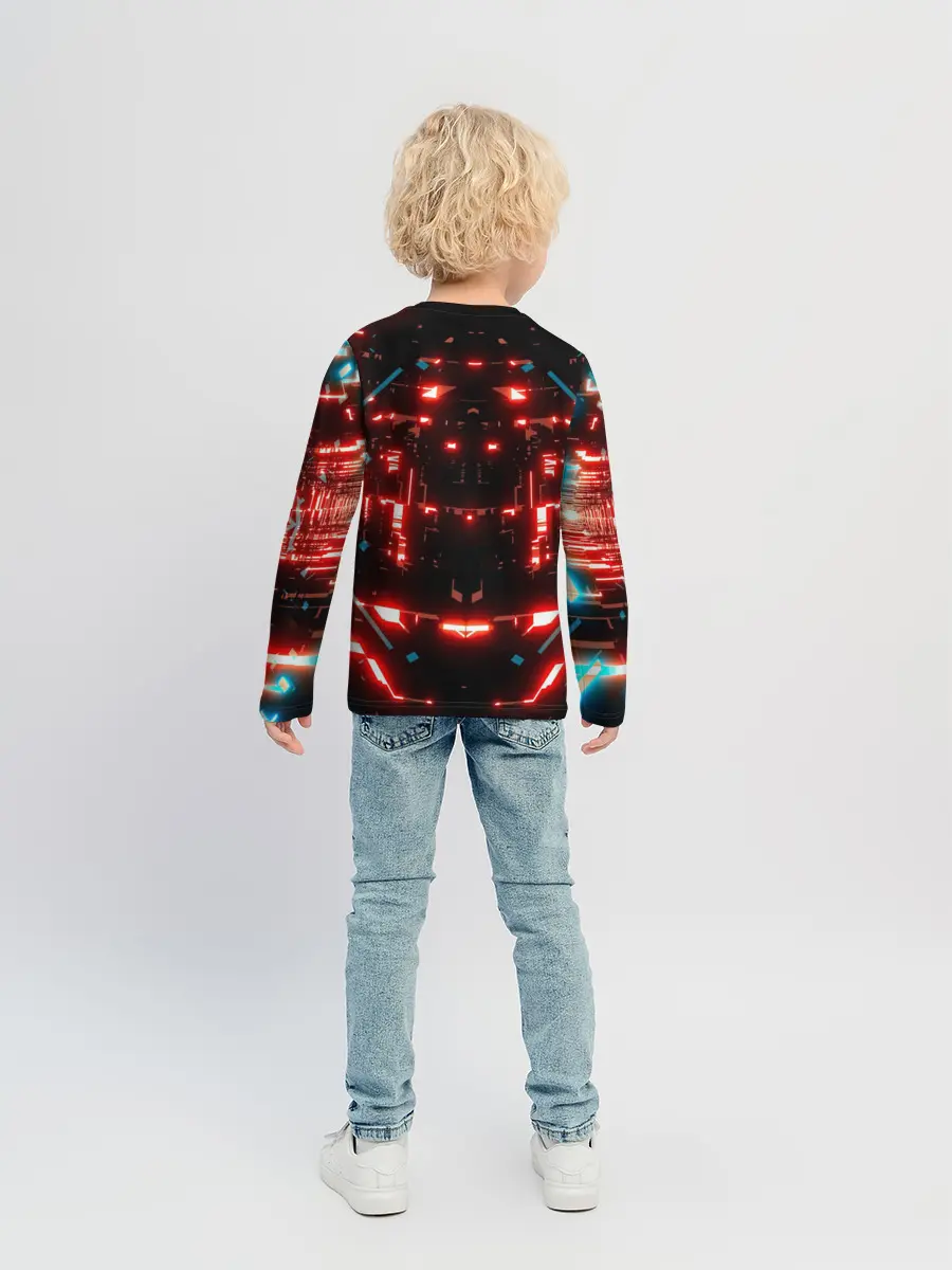 Детский лонгслив / Neon Lights