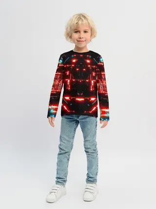 Детский лонгслив / Neon Lights