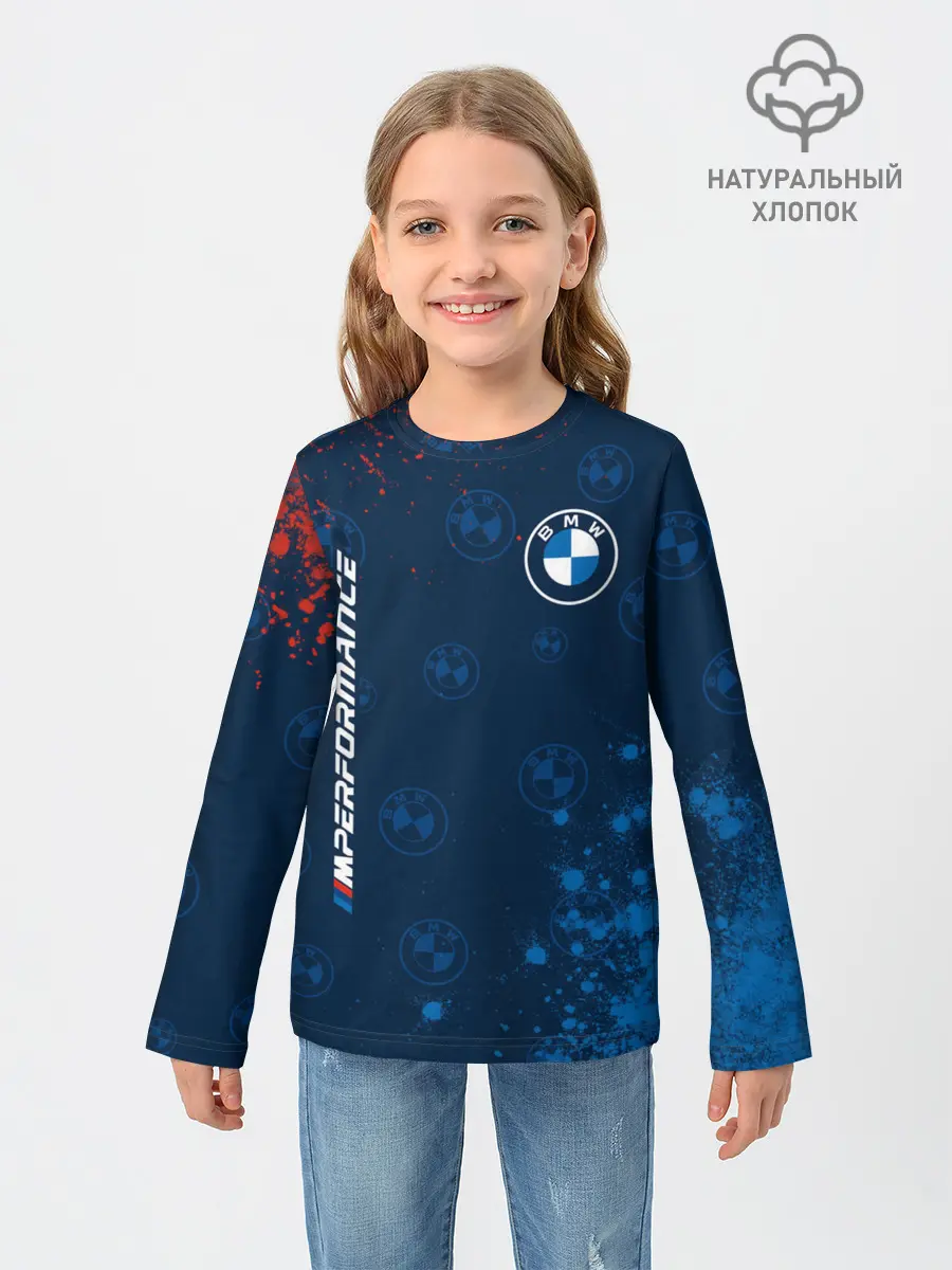 Детский лонгслив / BMW / БМВ