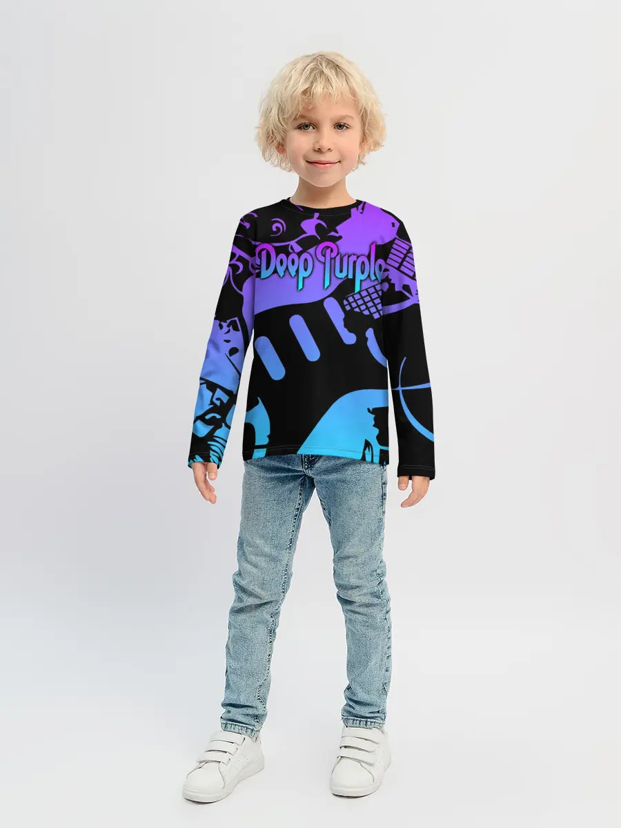 Детский лонгслив / Deep Purple