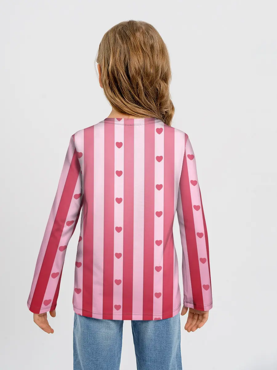 Детский лонгслив / Валентинова нежность