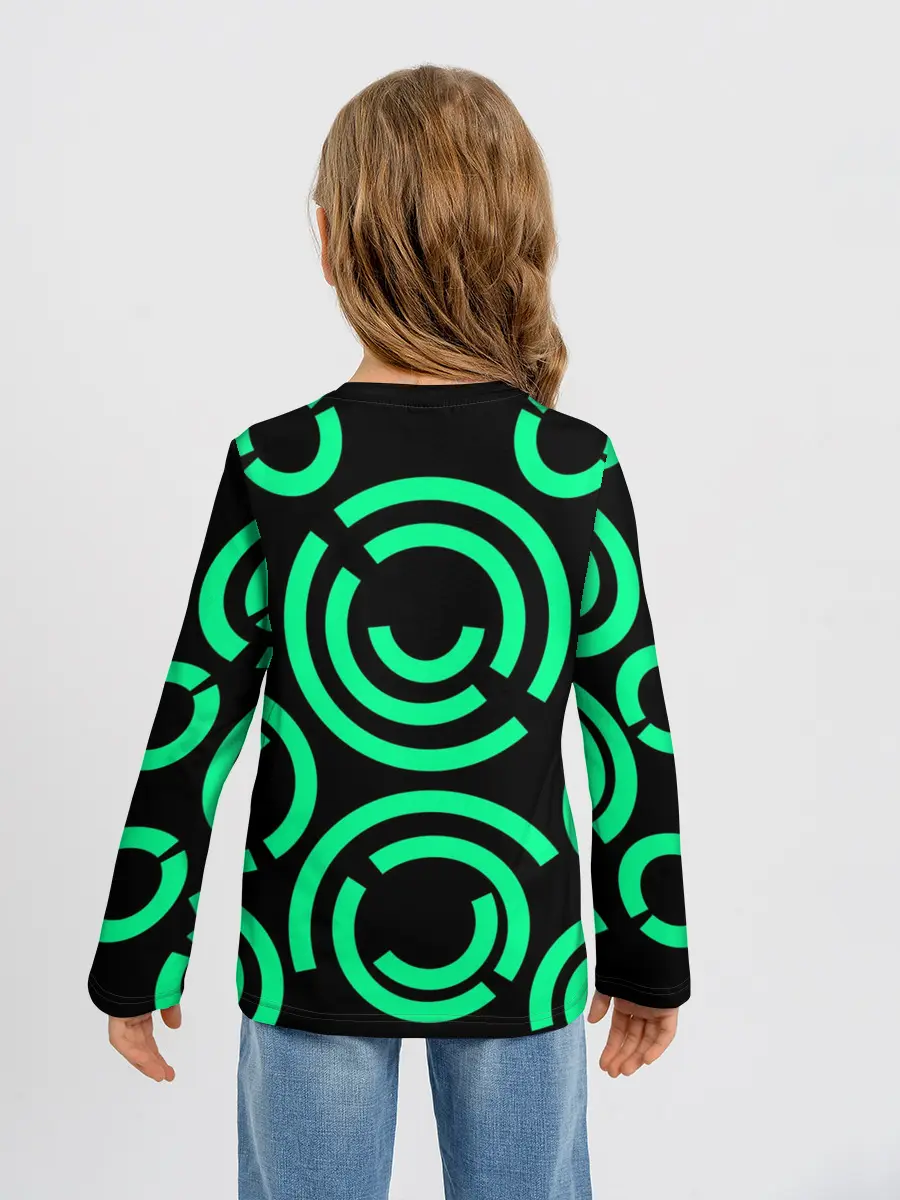 Детский лонгслив / Полукруг