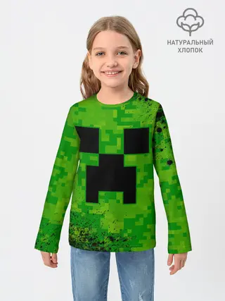 Детский лонгслив / MINECRAFT / МАЙНКРАФТ