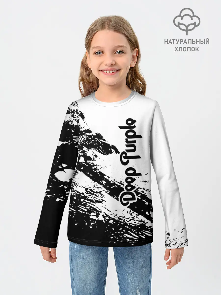 Детский лонгслив / Deep Purple