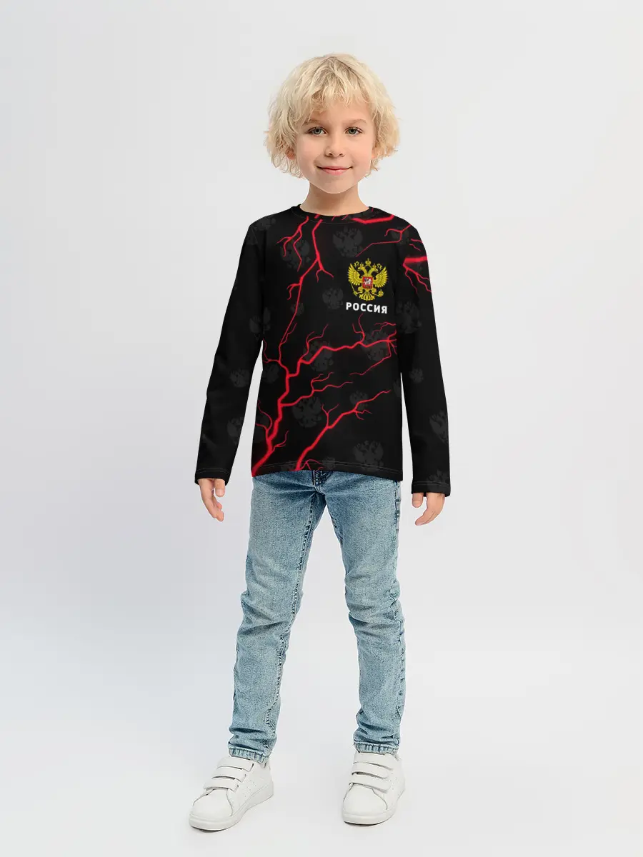 Детский лонгслив / РОССИЯ / RUSSIA