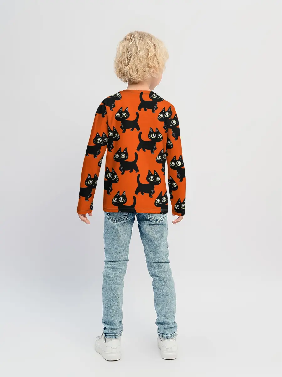 Детский лонгслив / HALLOWEEN CATS
