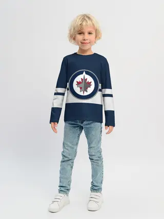 Детский лонгслив / ВИННИПЕГ ДЖЕТС НХЛ