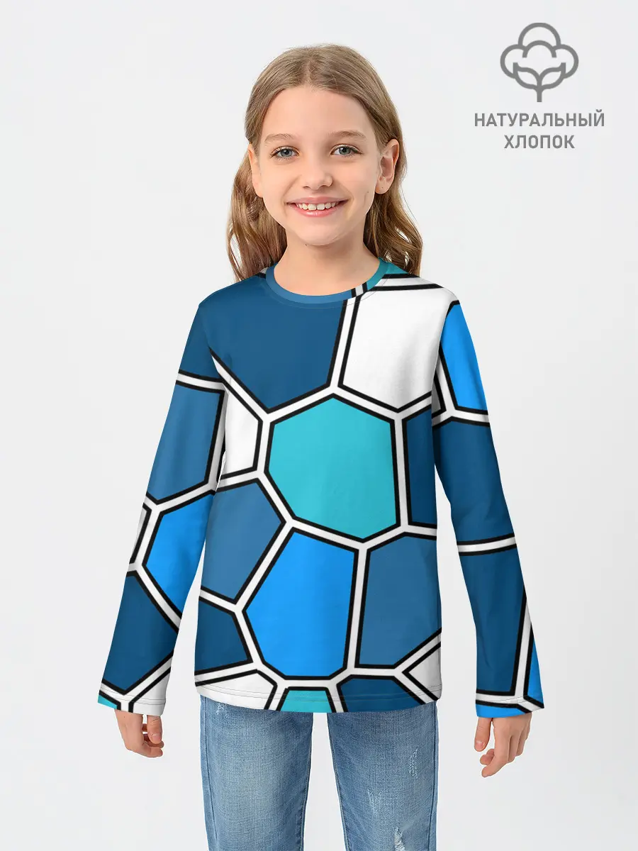 Детский лонгслив / Ледяной витраж