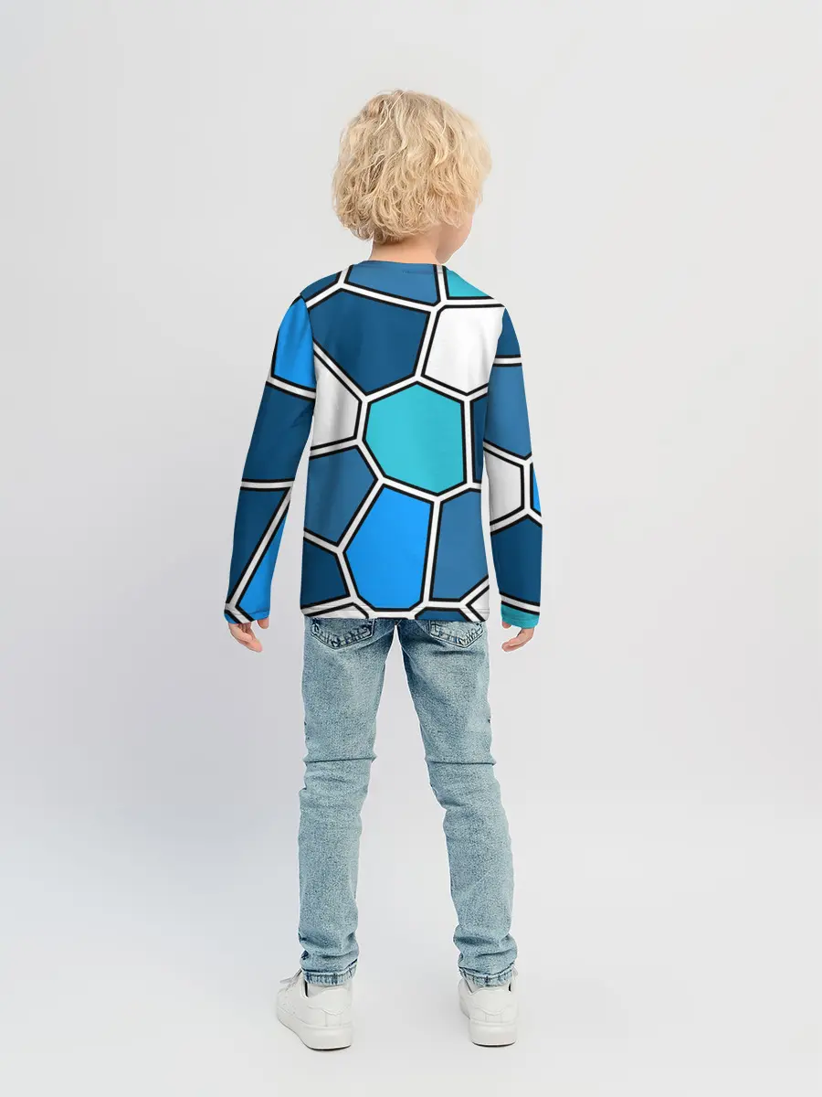 Детский лонгслив / Ледяной витраж