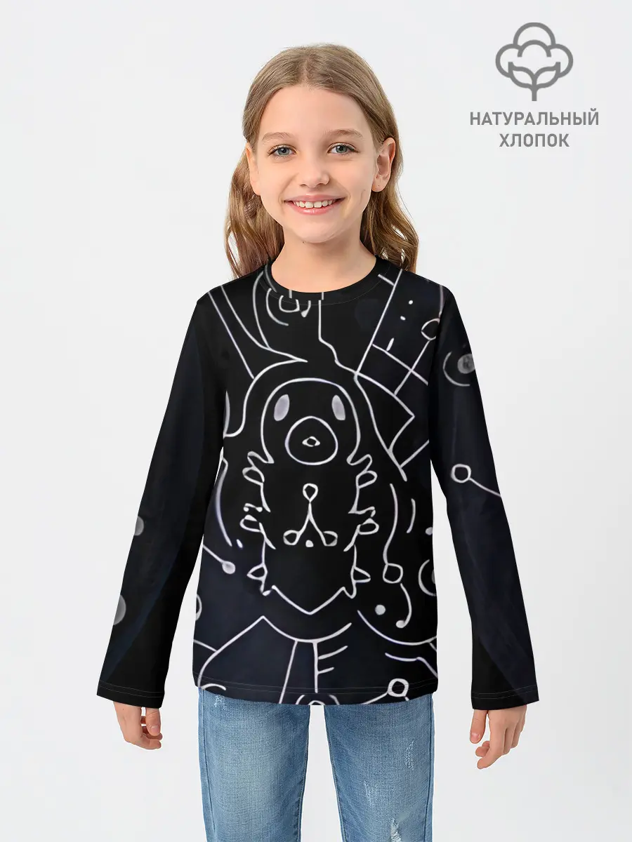 Детский лонгслив / Гусеничка из Hollow Knight