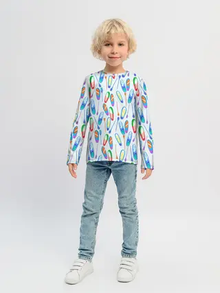 Детский лонгслив / доски для серфинга