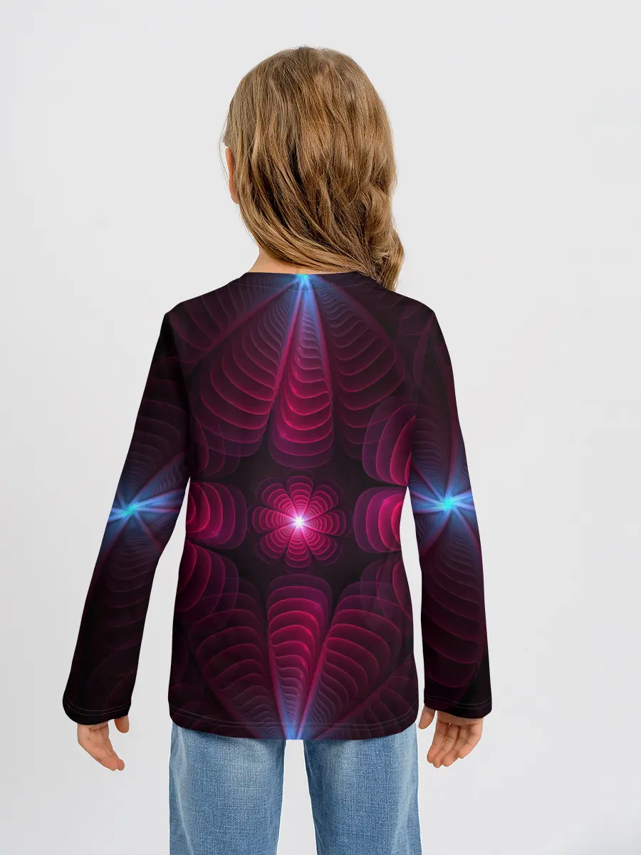 Детский лонгслив / Инопланетные цветы