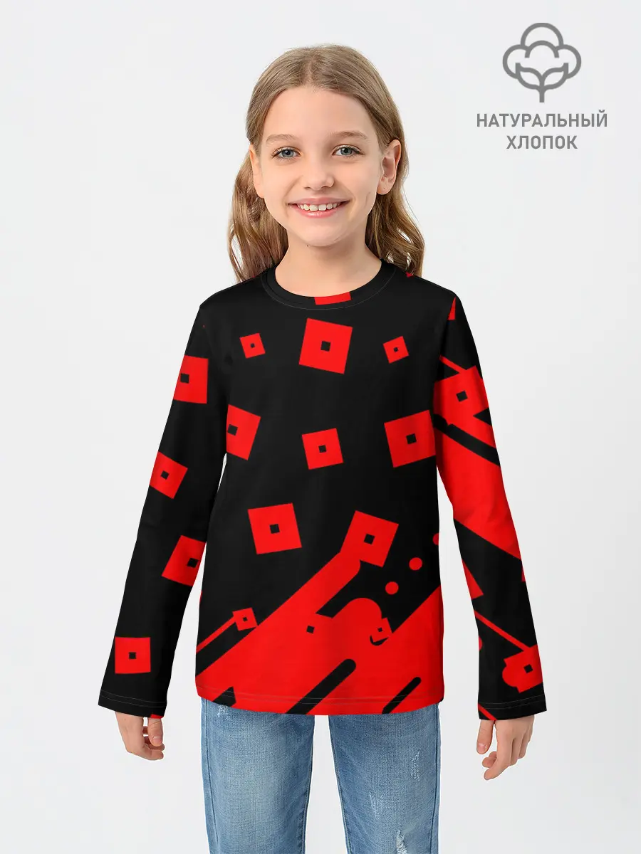 Детский лонгслив / ROBLOX / РОБЛОКС