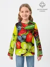Детский лонгслив / Фруктовый рай