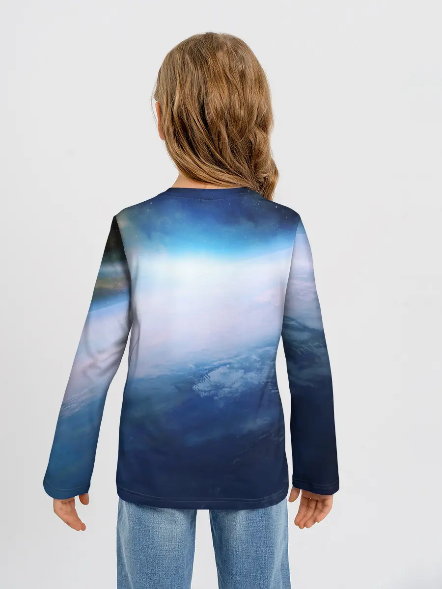 Детский лонгслив / Планета Земля