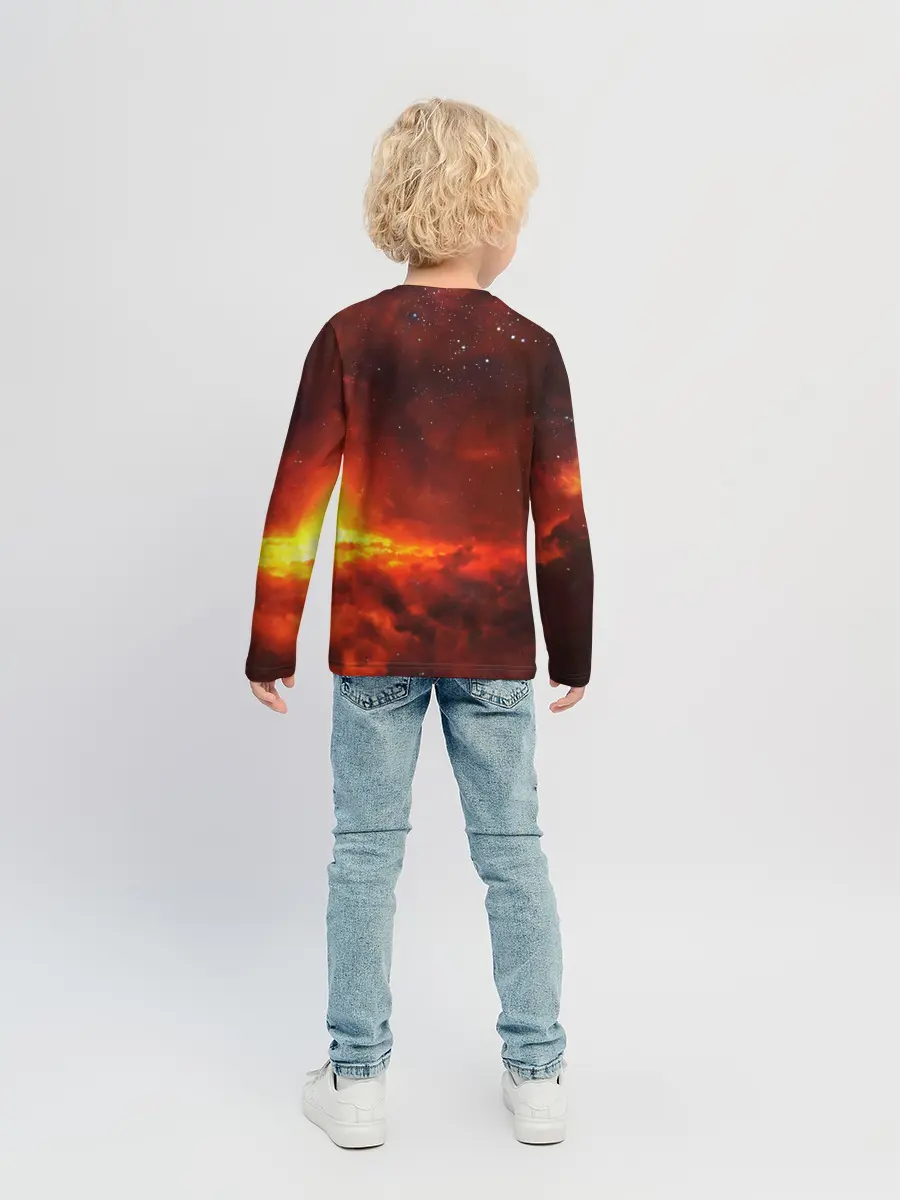 Детский лонгслив / Марс