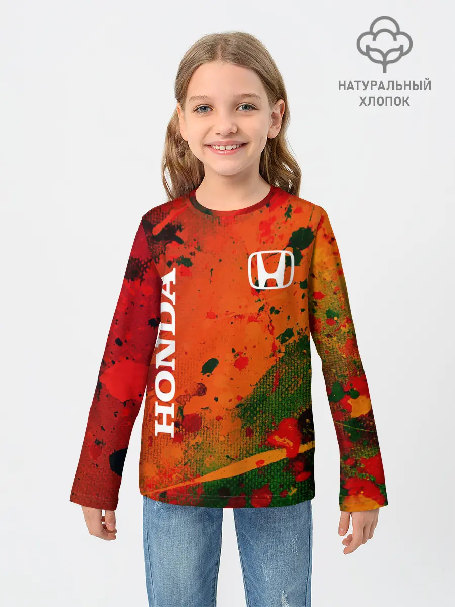 Детский лонгслив / HONDA / ХОНДА