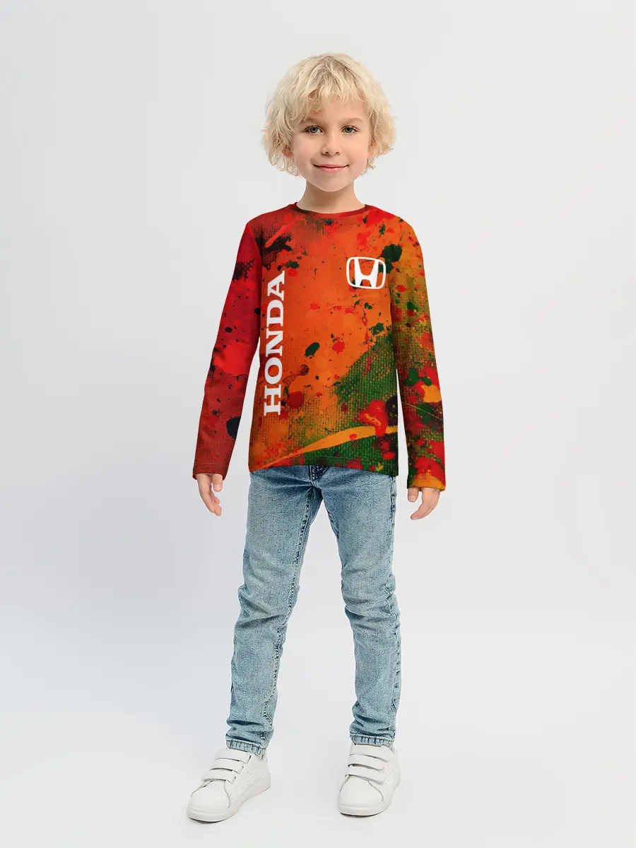 Детский лонгслив / HONDA / ХОНДА