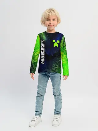 Детский лонгслив / MINECRAFT / МАЙНКРАФТ