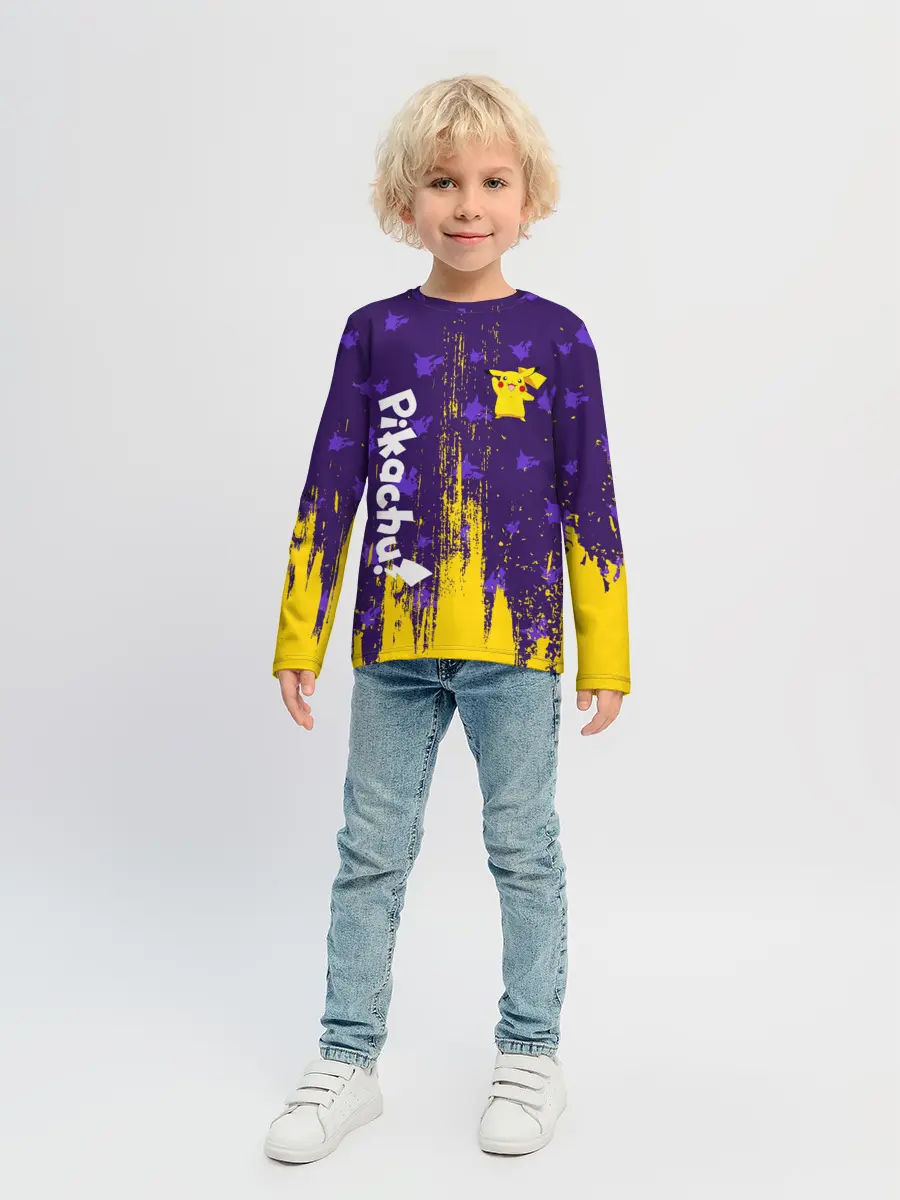 Детский лонгслив / ПИКАЧУ / PIKACHU