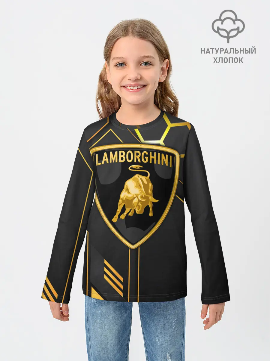 Детский лонгслив / Lamborghini
