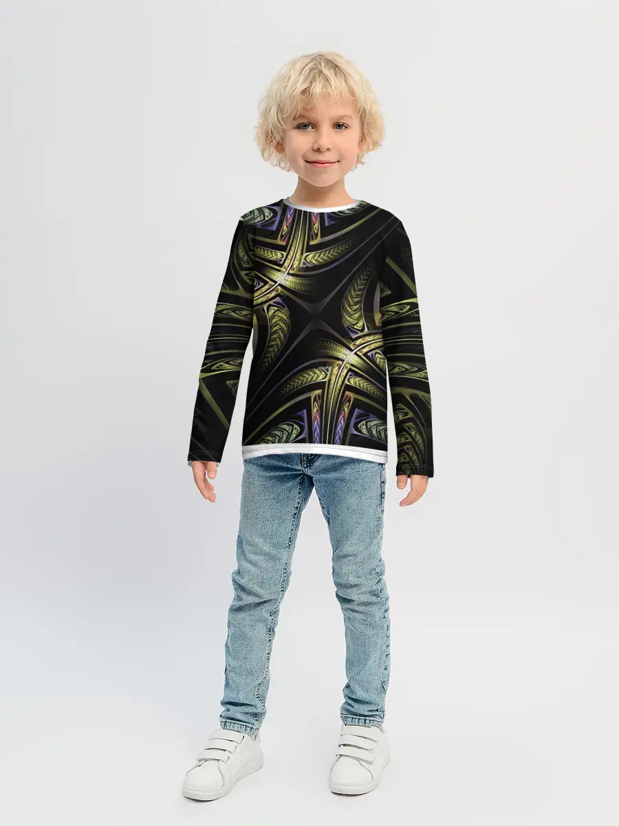 Детский лонгслив / Абстракция