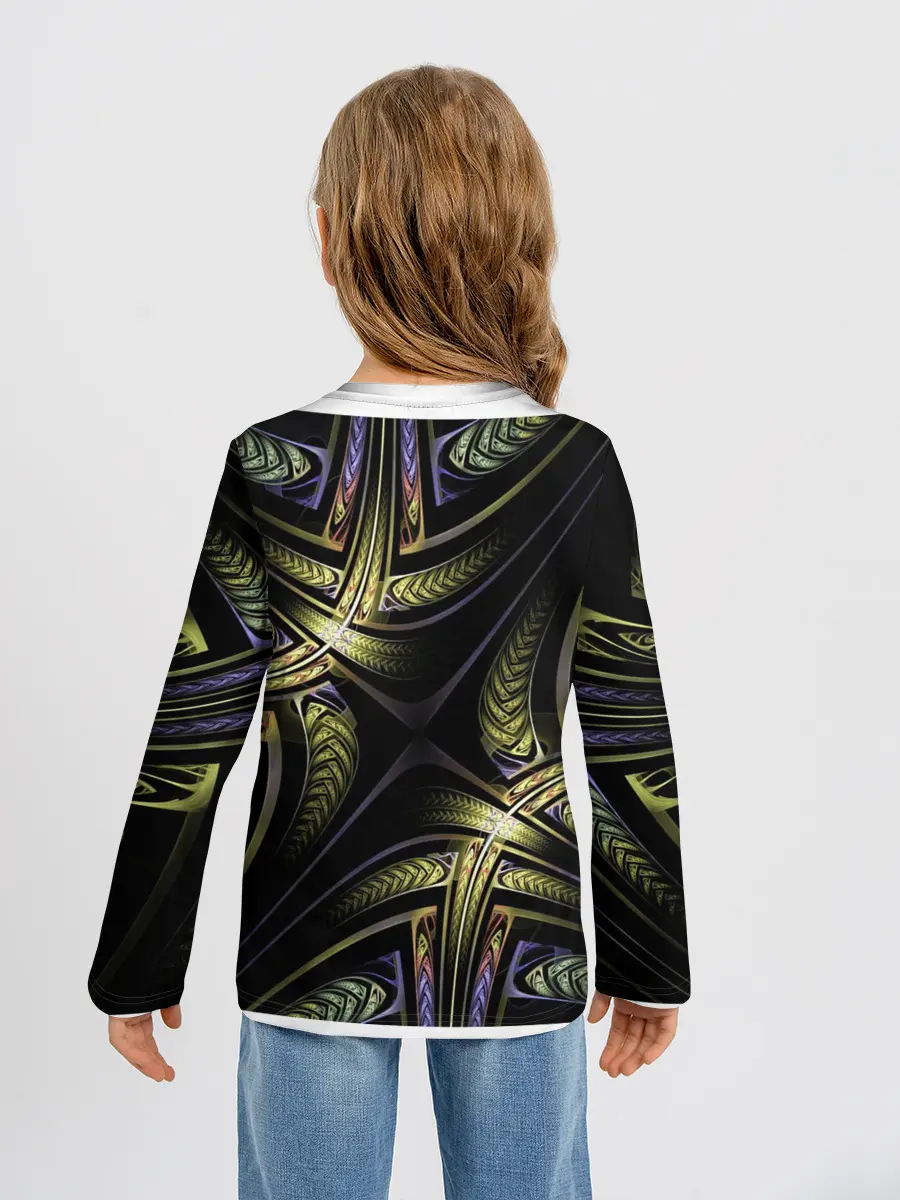 Детский лонгслив / Абстракция