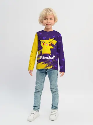 Детский лонгслив / ПИКАЧУ / PIKACHU