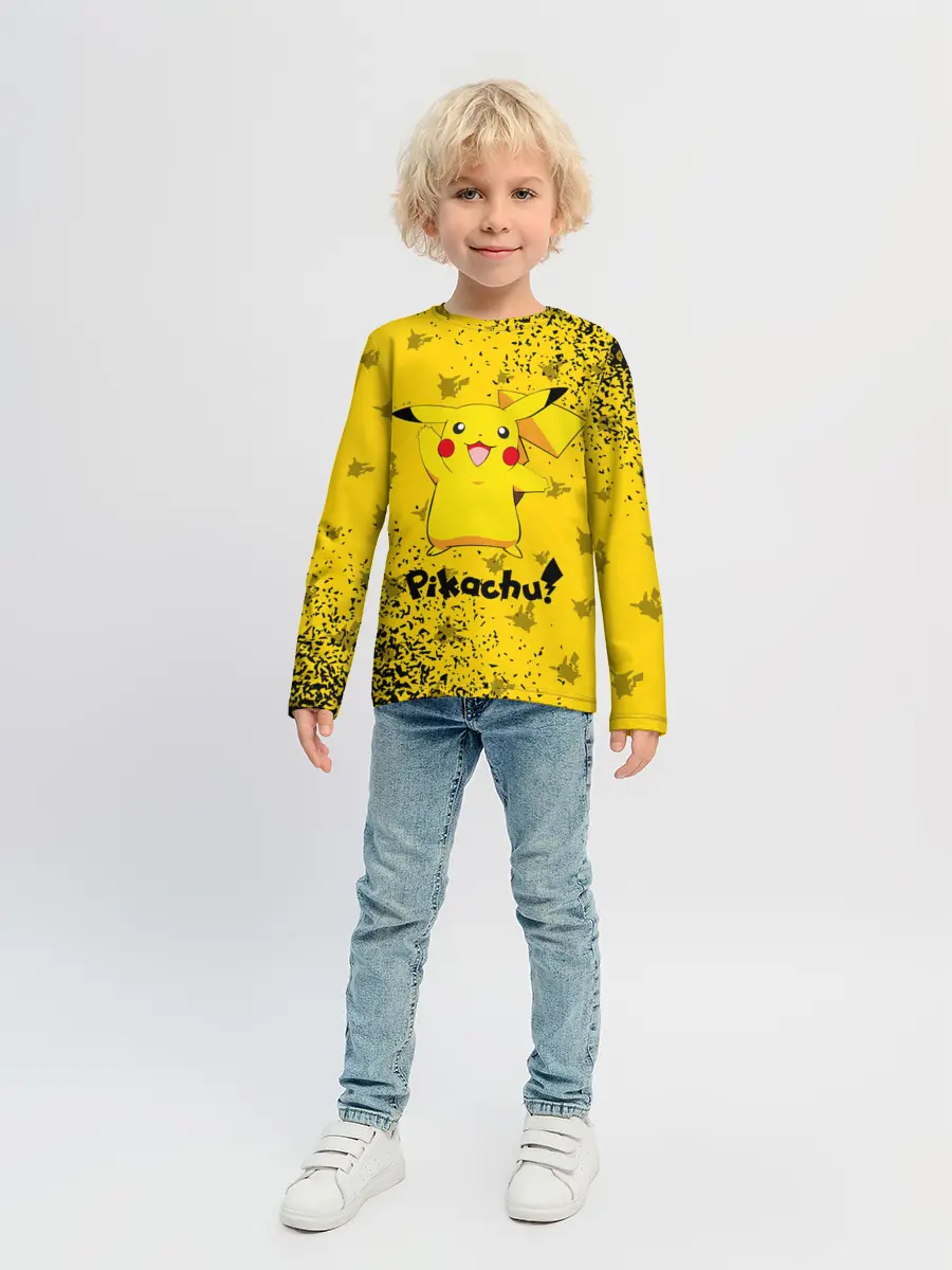 Детский лонгслив / ПИКАЧУ / PIKACHU