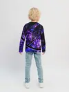 Детский лонгслив / Фрактал линии