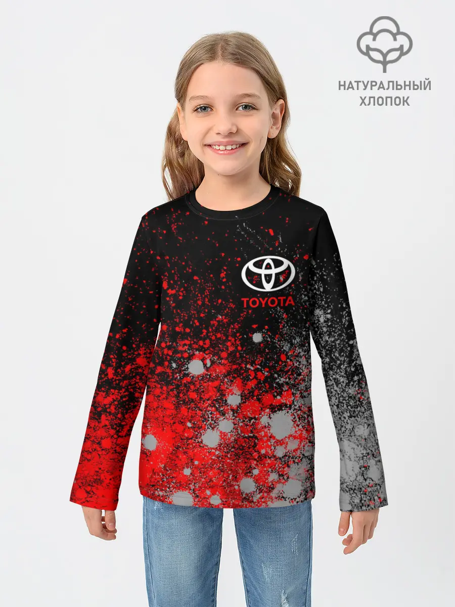 Детский лонгслив / TOYOTA / ТОЙОТА
